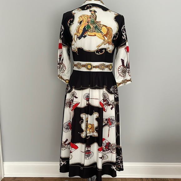 Dalia MacPhee button down shirt midi dress size L - Picture 4 of 12